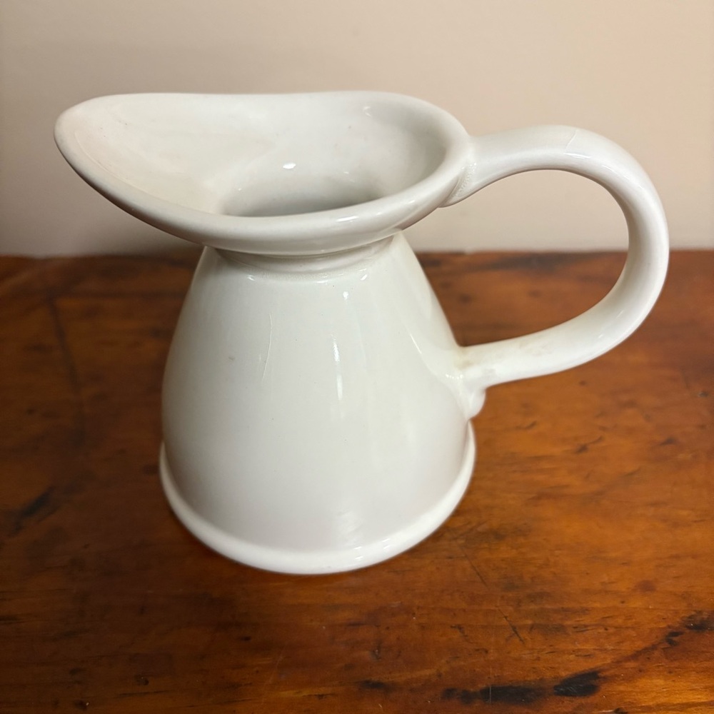 Vintage Lord Nelson White Pitcher Creamer England 7-76